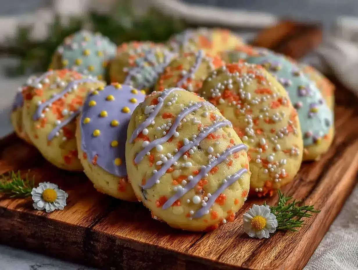 perfect Easter egg cookies preparation steps