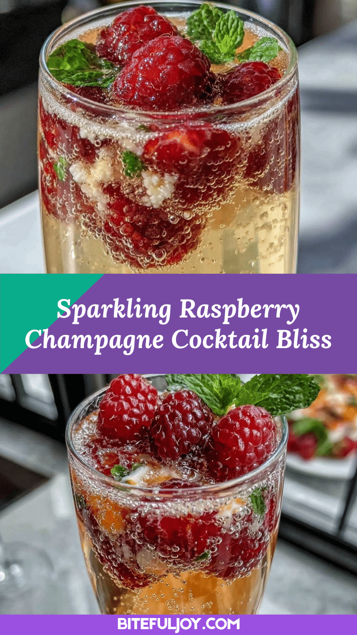 raspberry champagne cocktail recipe