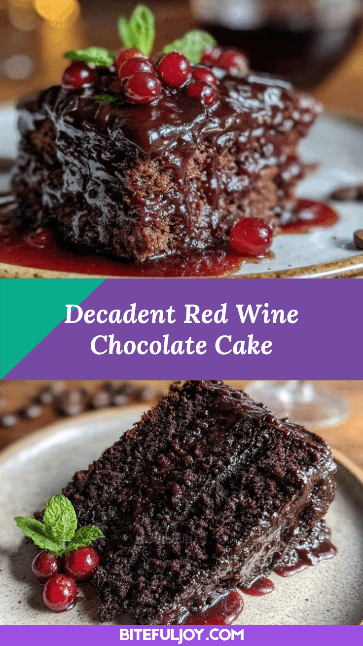 red wine chocolate cake recipe