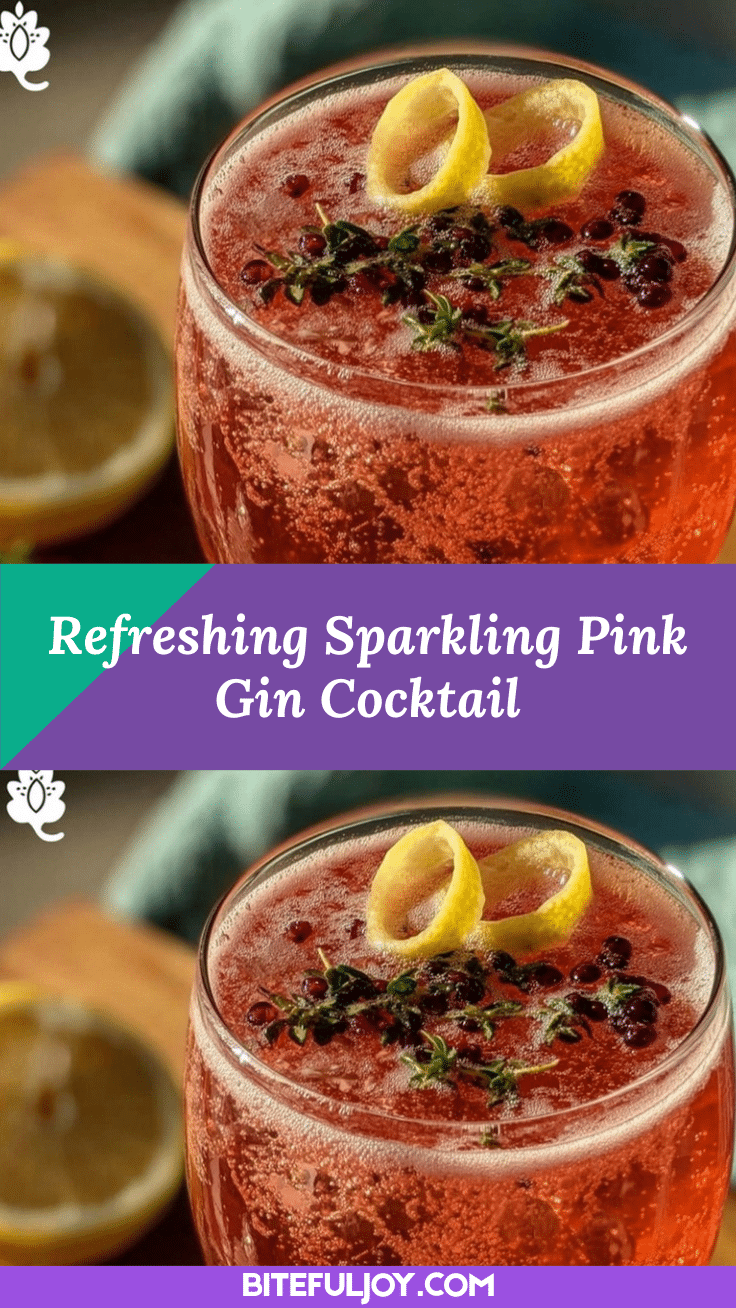 refreshing pink gin cocktail recipe recipe