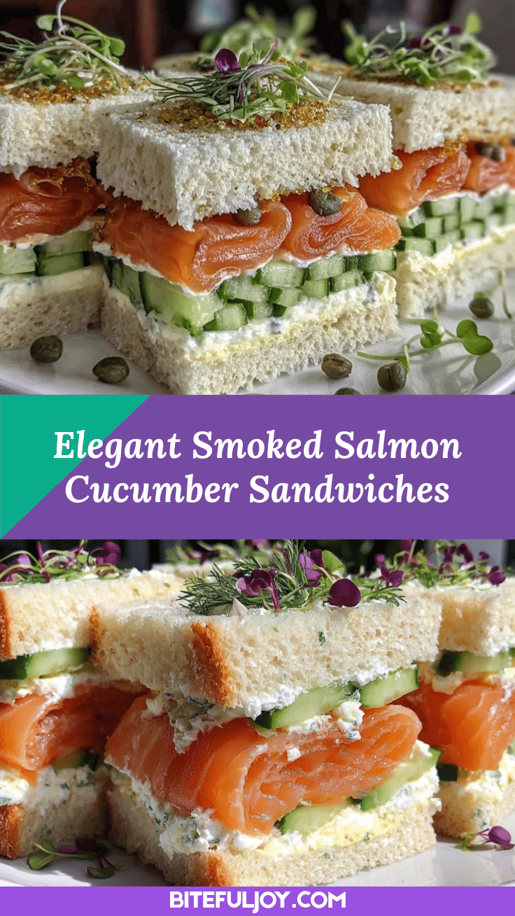 smoked salmon cucumber tea sandwiches recipe