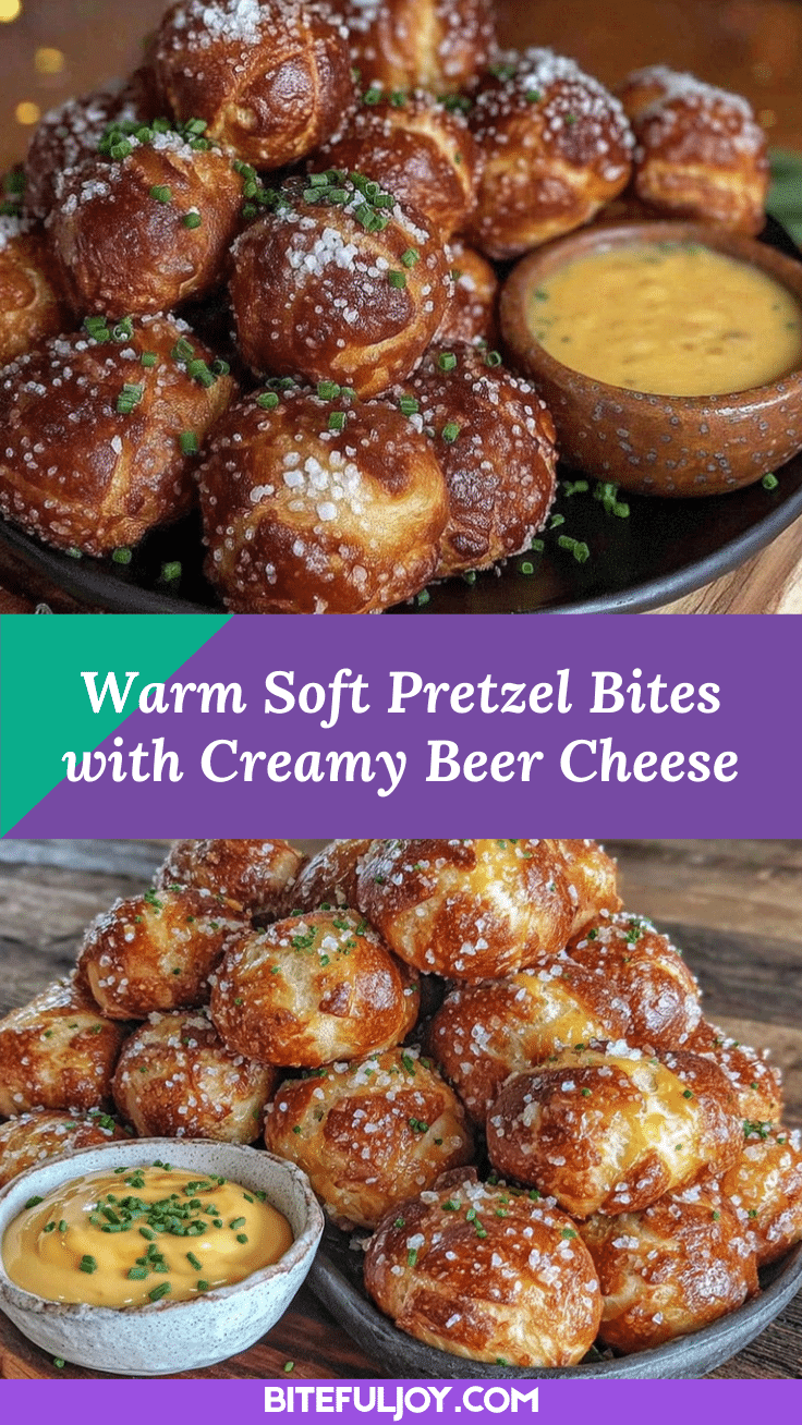 soft pretzel bites with beer cheese dip recipe