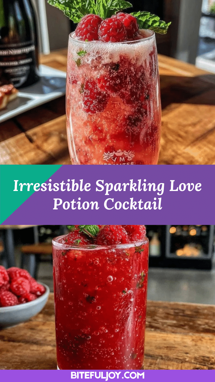 Sparkling Love Potion Cocktail recipe