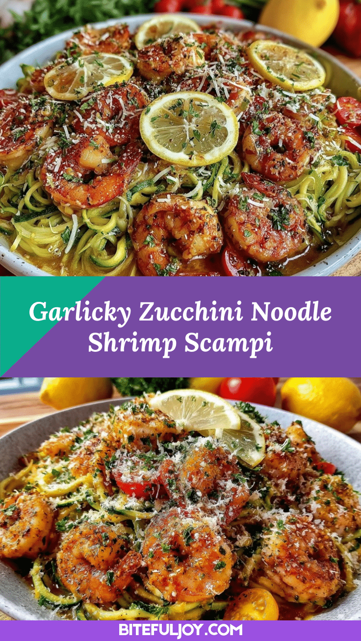 zucchini noodle shrimp scampi recipe