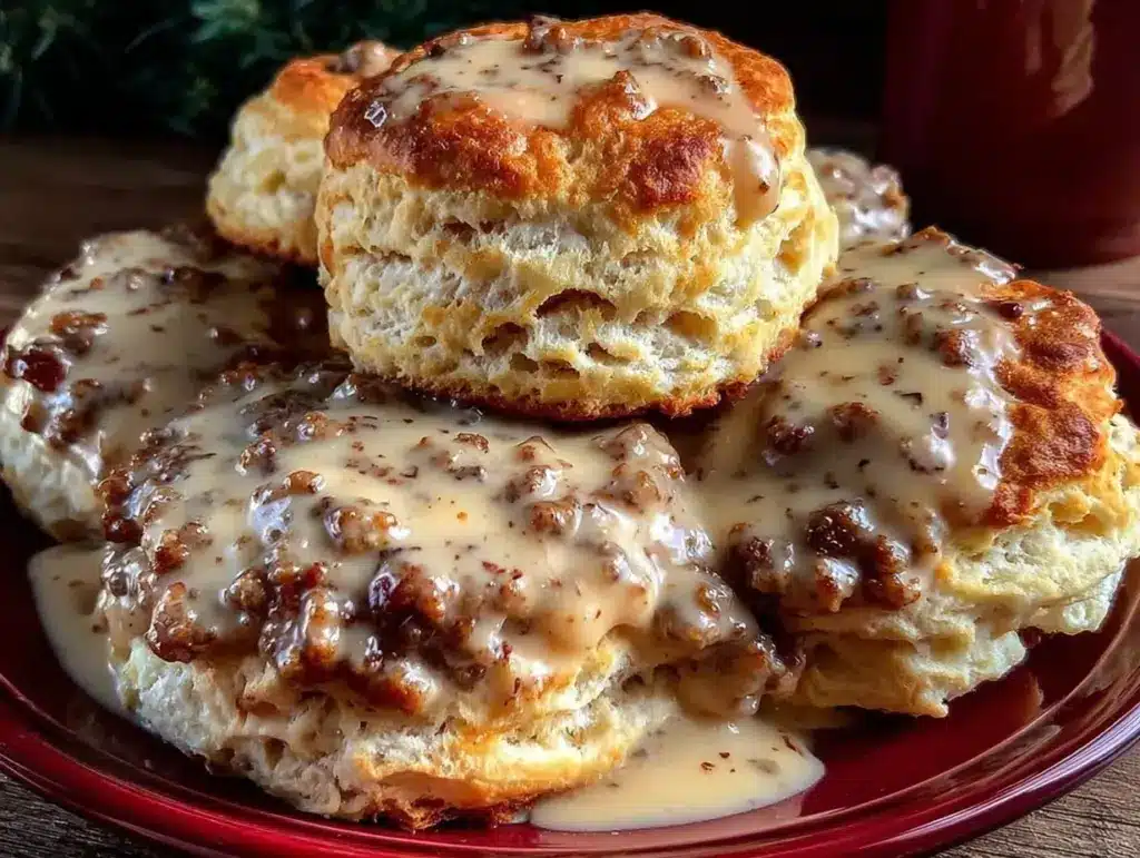 biscuits and gravy recipe - featured image