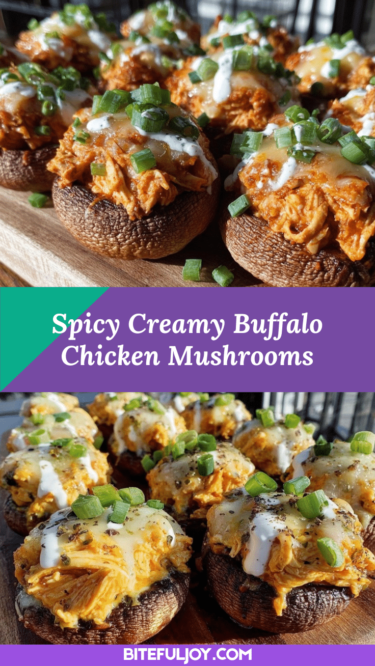 buffalo chicken stuffed mushrooms recipe