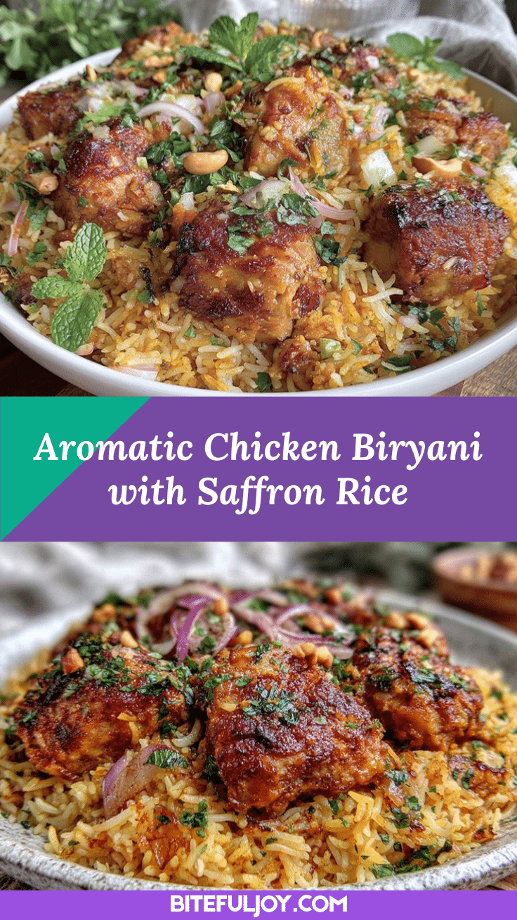 chicken biryani with saffron rice recipe