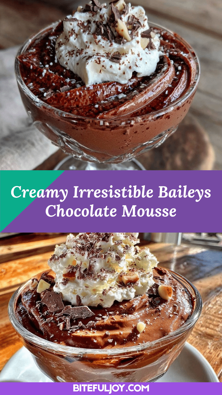 Creamy Baileys Chocolate Mousse recipe