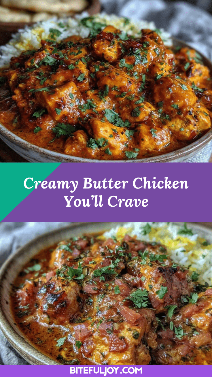 creamy butter chicken recipe