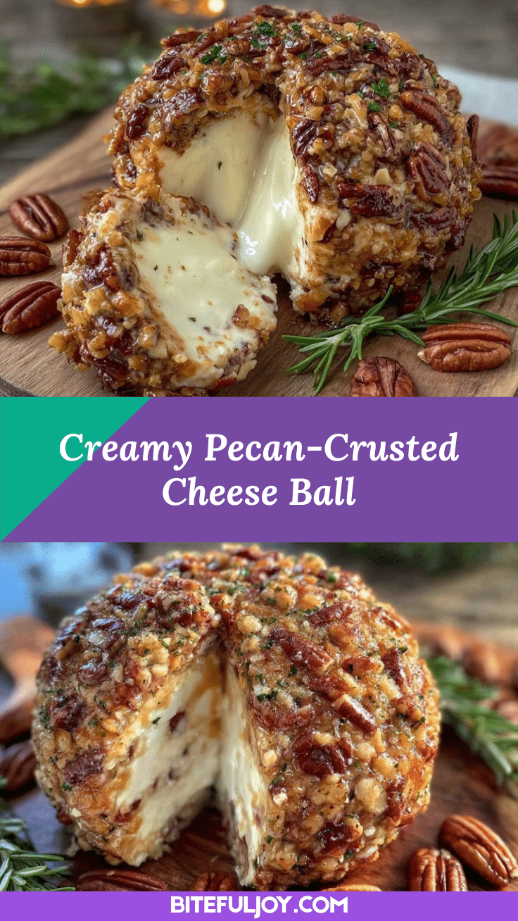 creamy cheese ball with pecans recipe