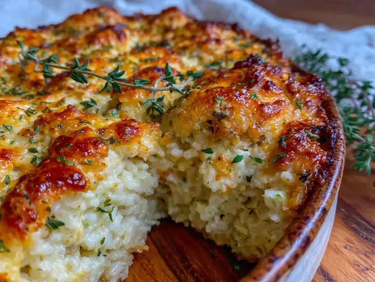 creamy cheesy chicken and rice casserole preparation steps