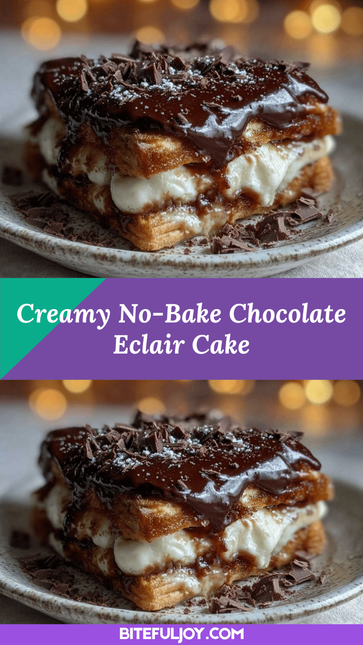 creamy chocolate eclair cake recipe