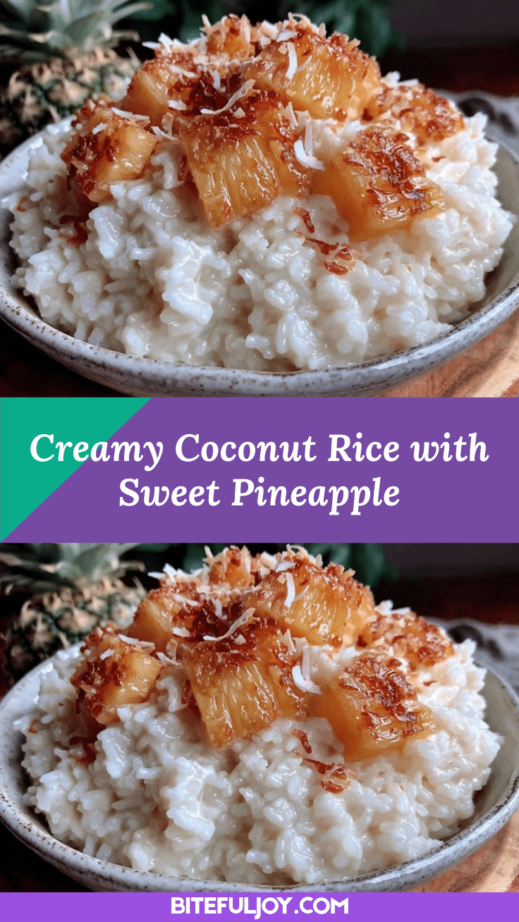 creamy coconut rice with pineapple recipe