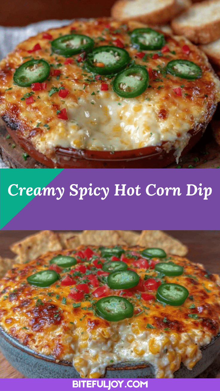 creamy hot corn dip with jalapeños recipe