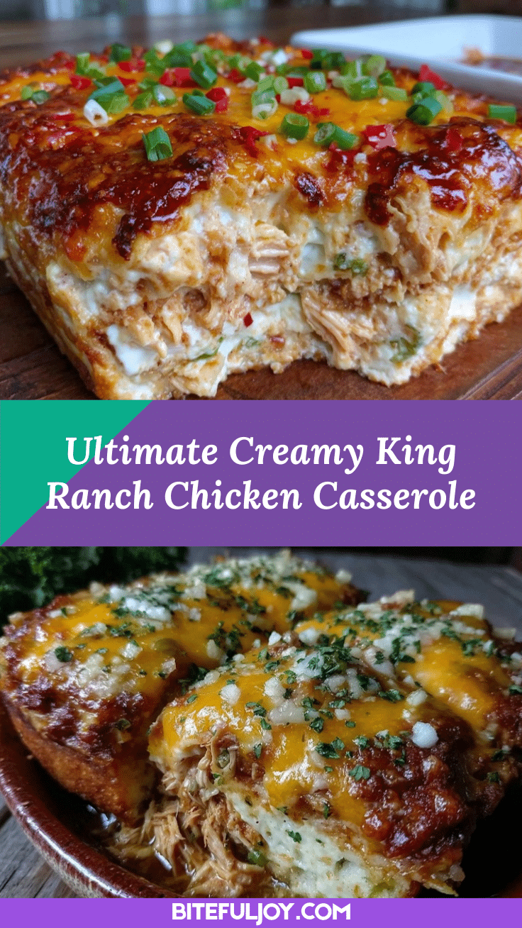 creamy king ranch chicken casserole recipe