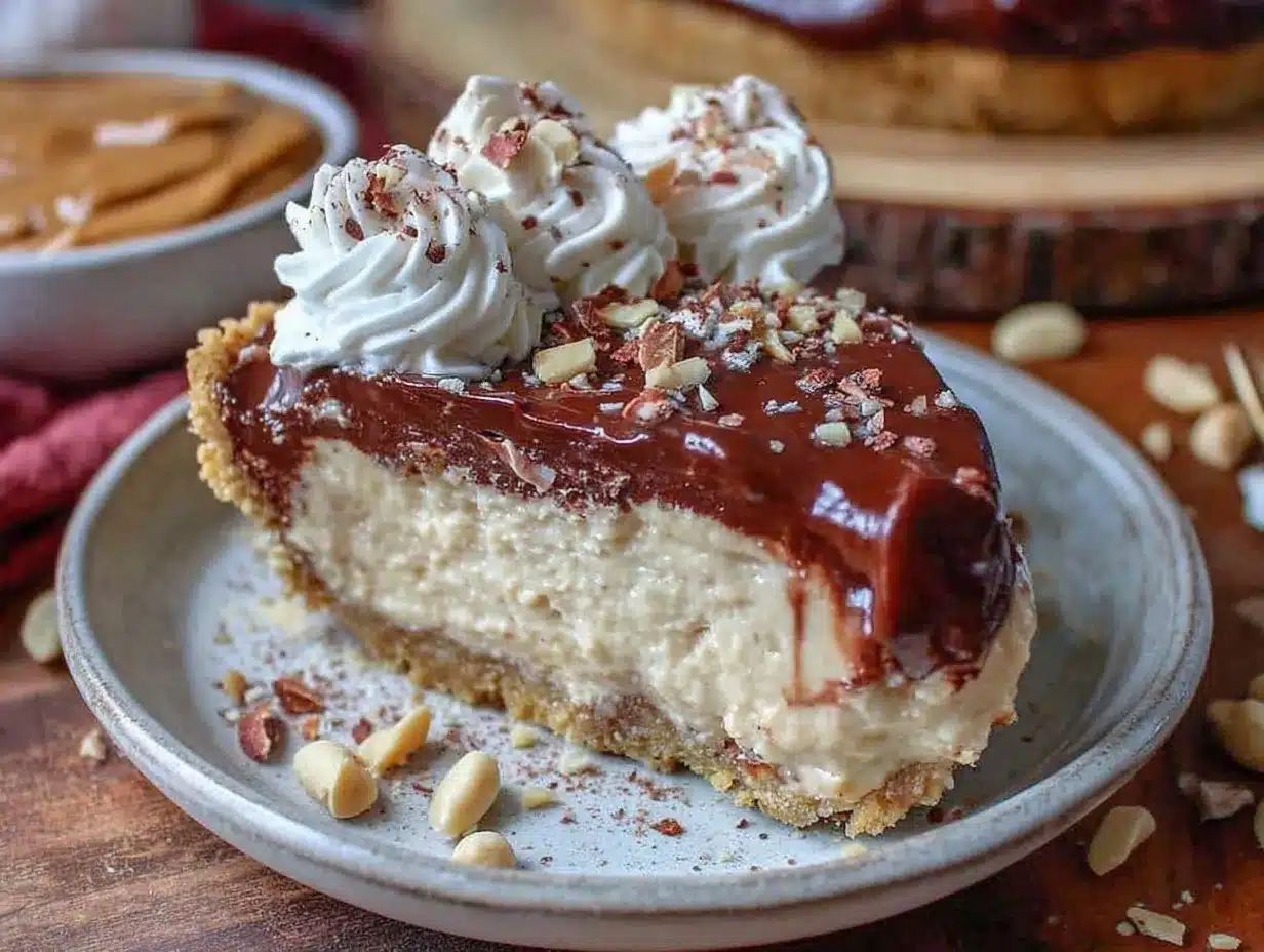 creamy no-bake peanut butter pie preparation steps