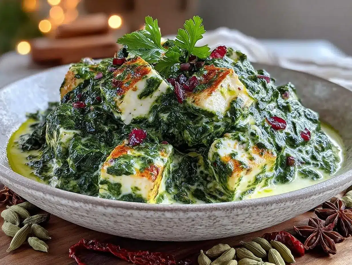 creamy palak paneer recipe preparation steps