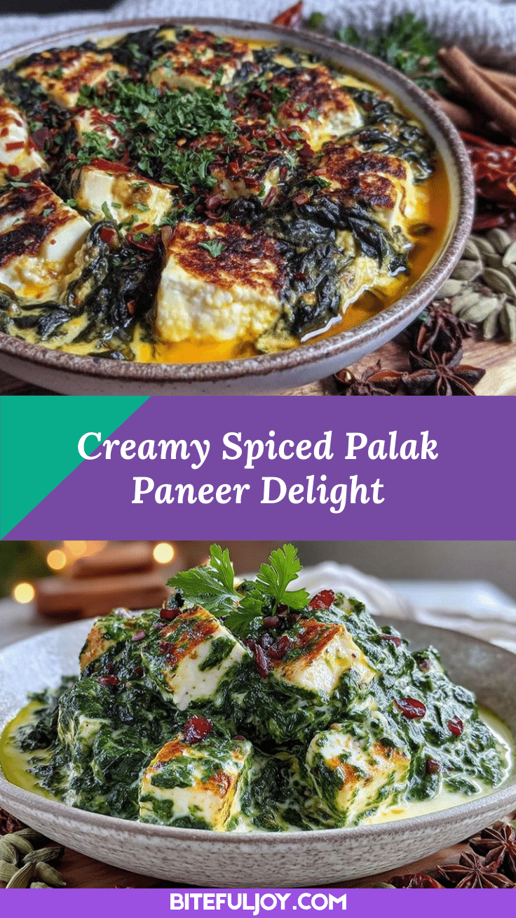 creamy palak paneer recipe recipe