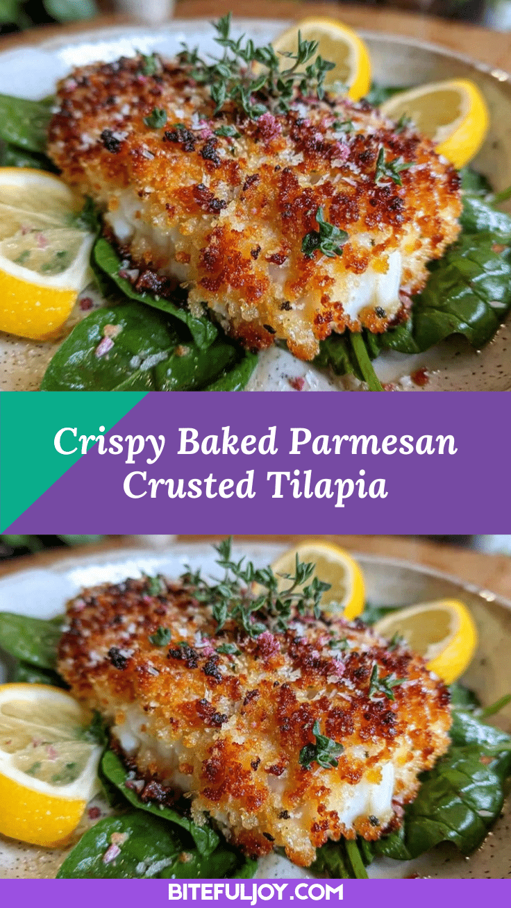 crispy baked parmesan crusted tilapia recipe