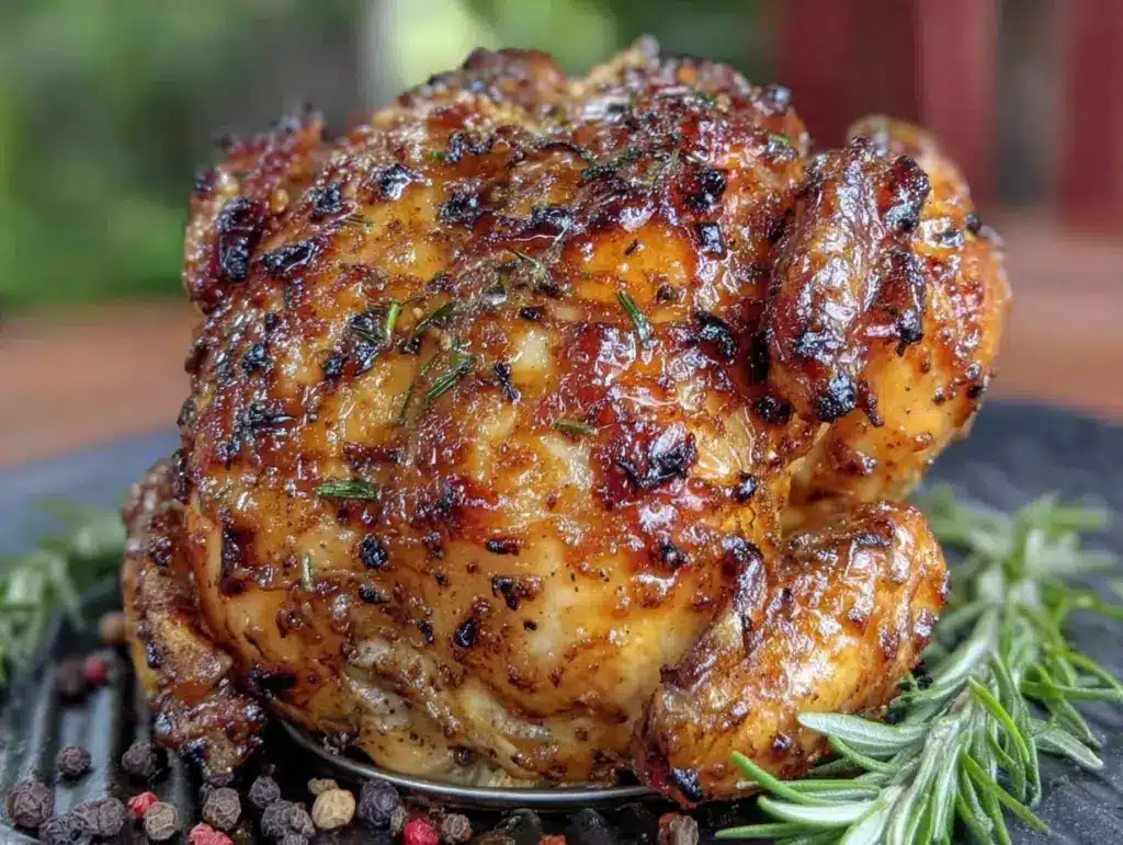 crispy beer can chicken recipe - featured image