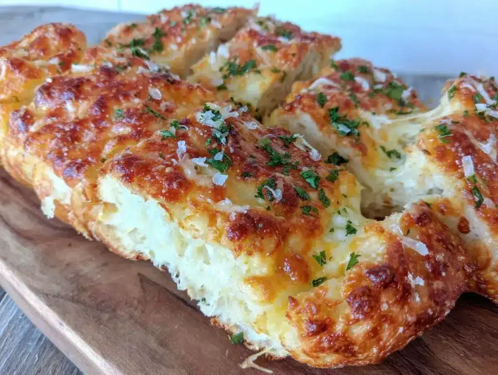 crispy cheesy garlic breadsticks - featured image
