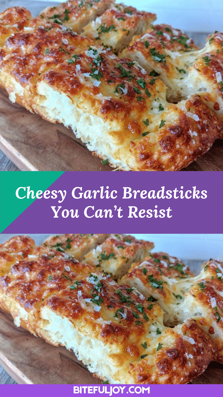 crispy cheesy garlic breadsticks recipe