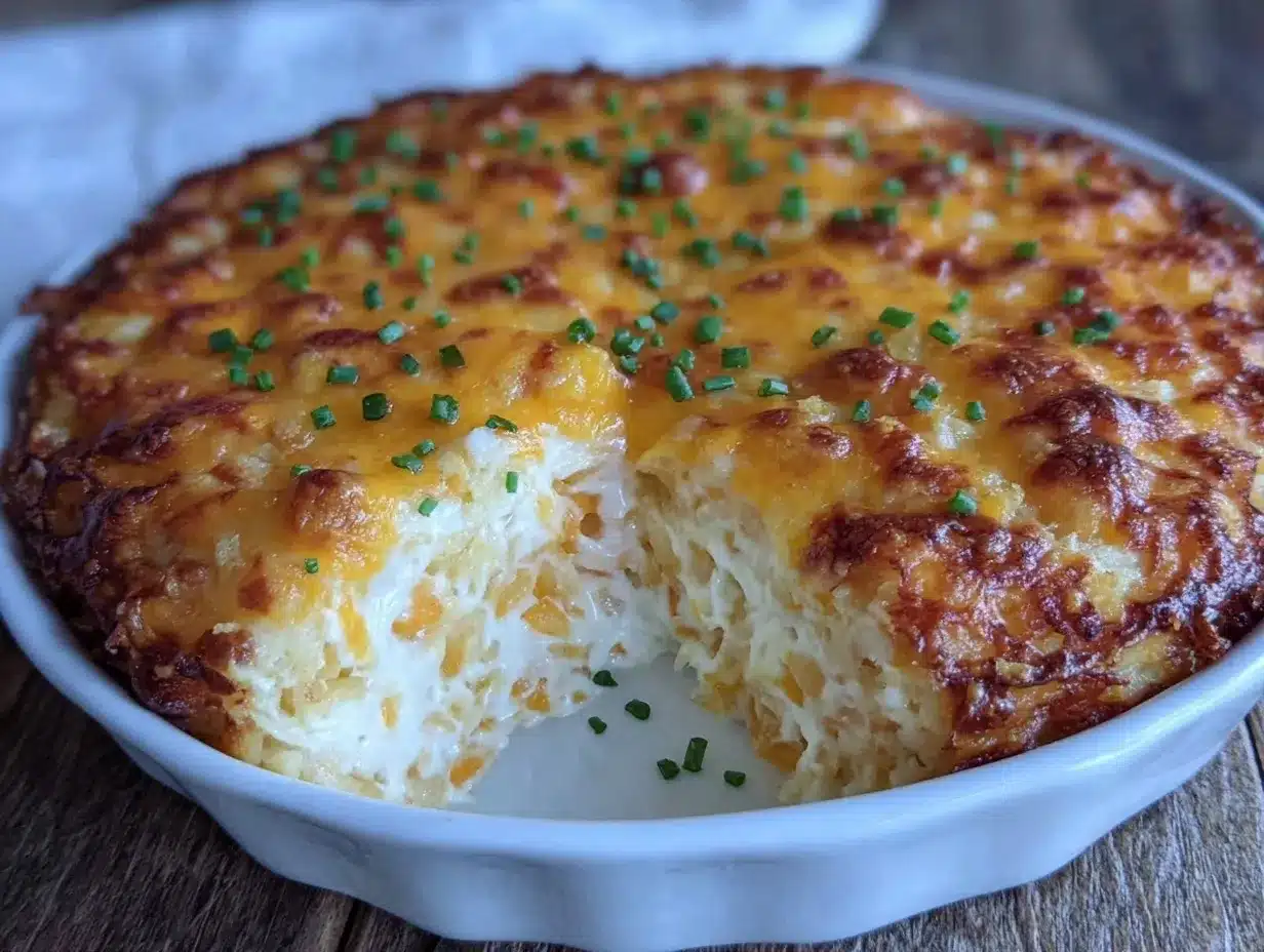 crispy cheesy hashbrown casserole preparation steps