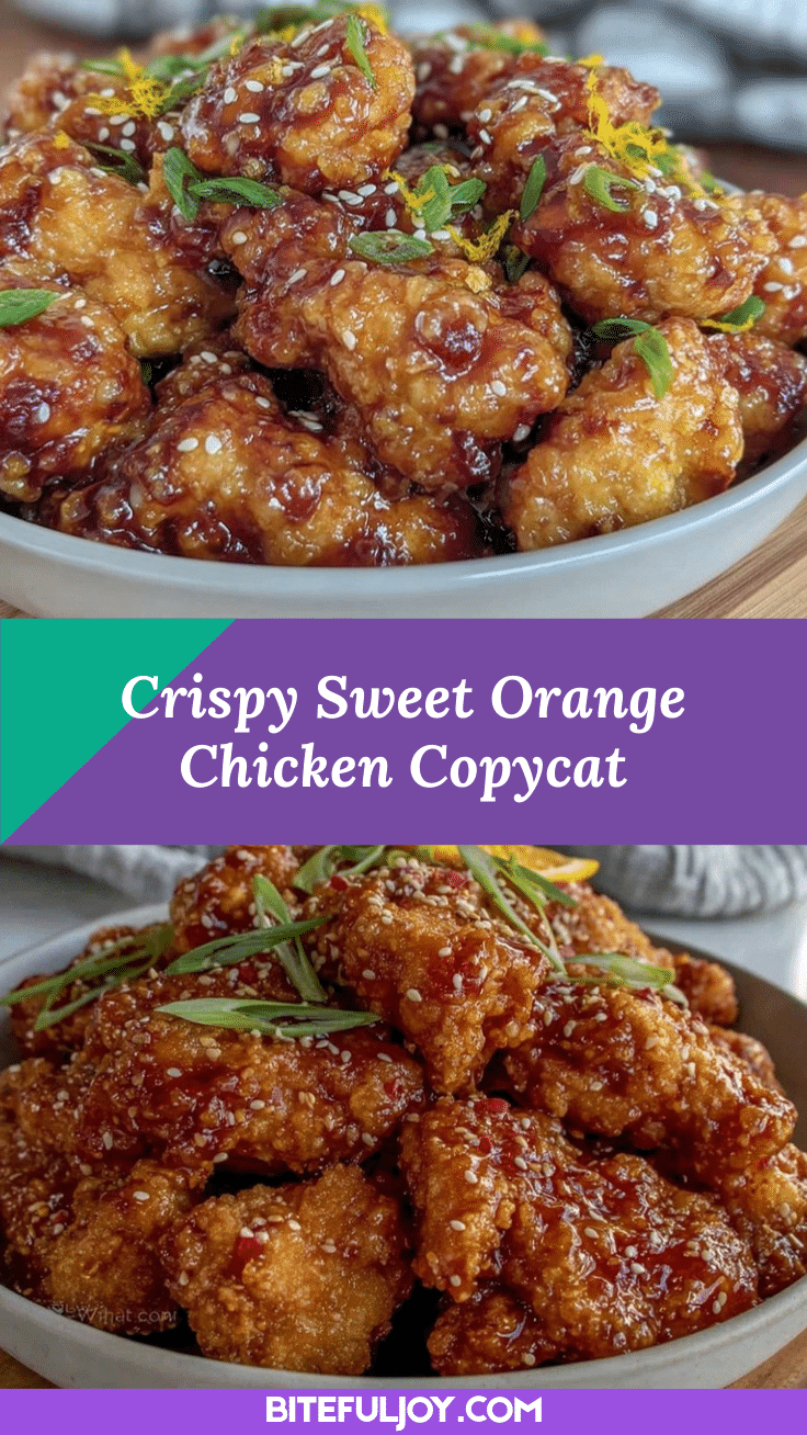 crispy Chinese orange chicken recipe