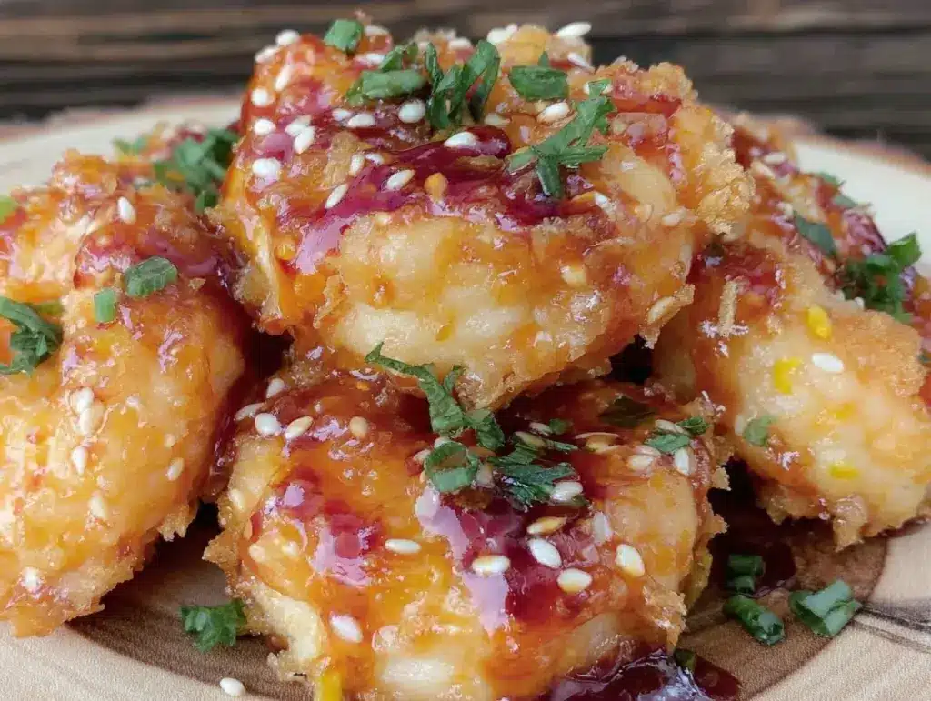 crispy firecracker shrimp poppers - featured image