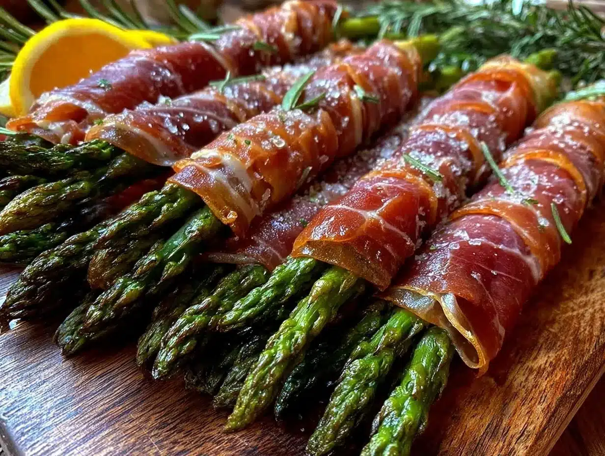 crispy prosciutto-wrapped asparagus bites preparation steps