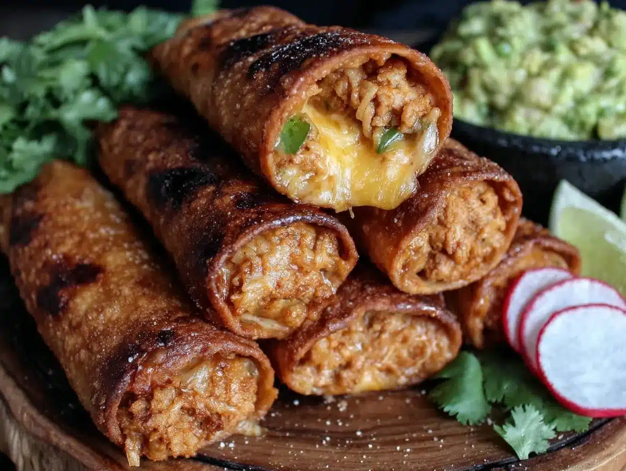 crispy stuffed jalapeño taquitos preparation steps
