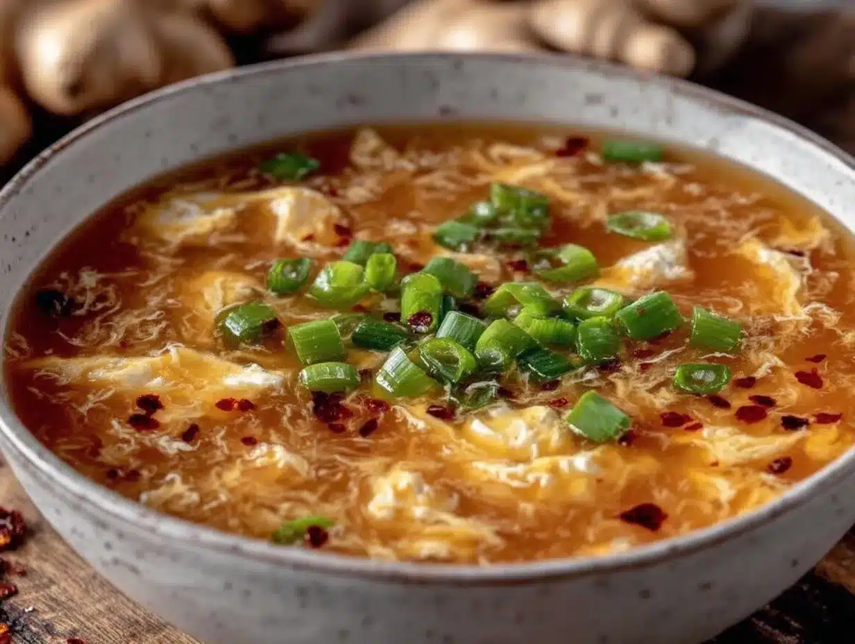 easy comforting egg drop soup preparation steps