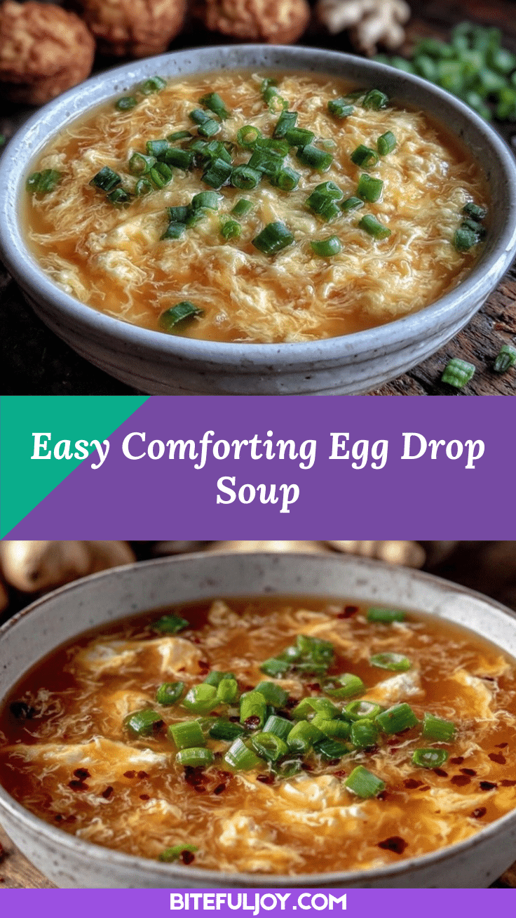 easy comforting egg drop soup recipe