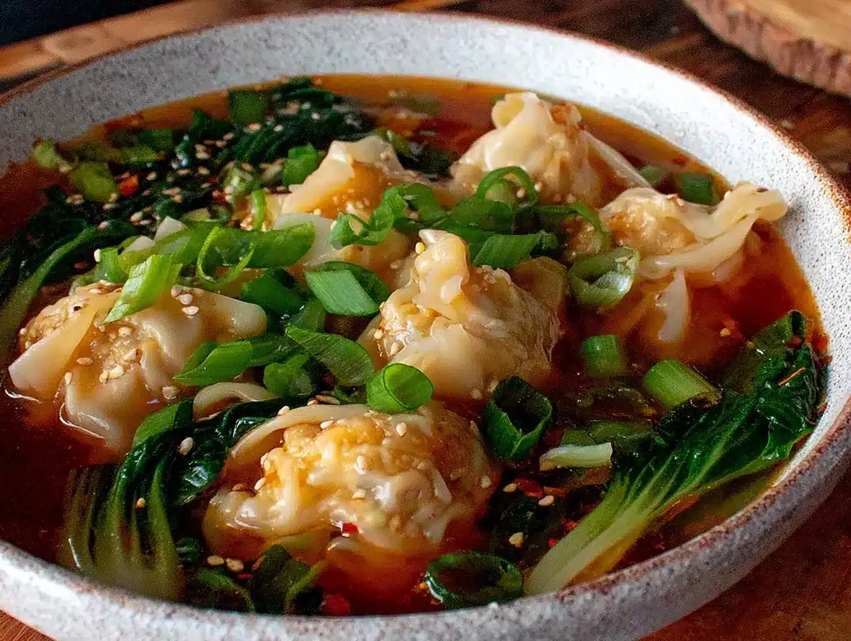 easy homemade wonton soup preparation steps