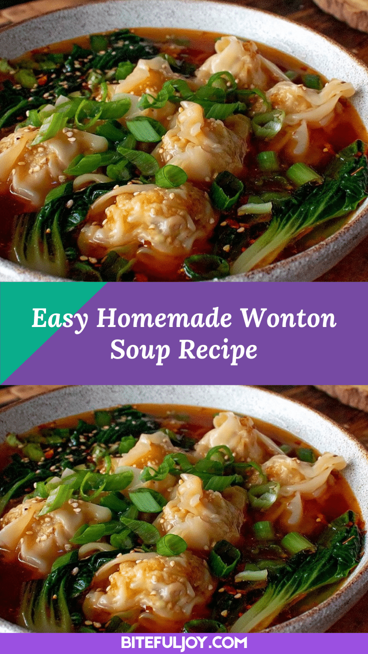 easy homemade wonton soup recipe