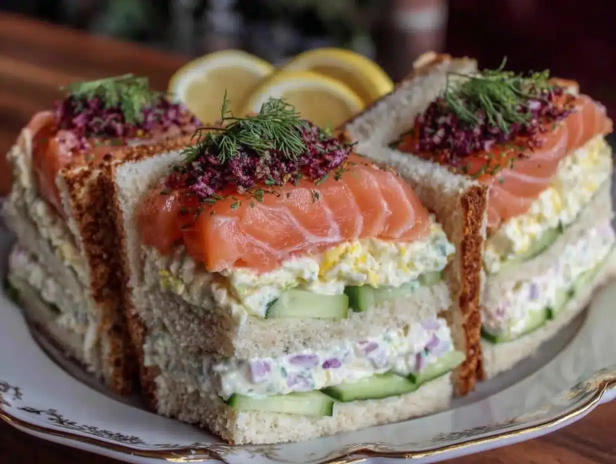 elegant english tea sandwiches preparation steps