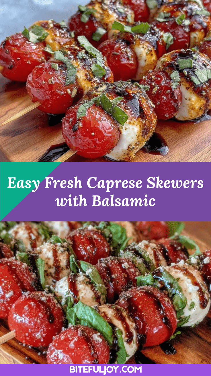 fresh Caprese skewers recipe