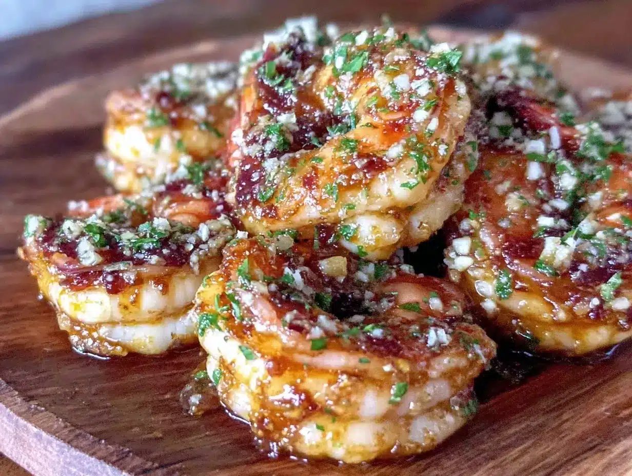 grilled garlic butter shrimp preparation steps