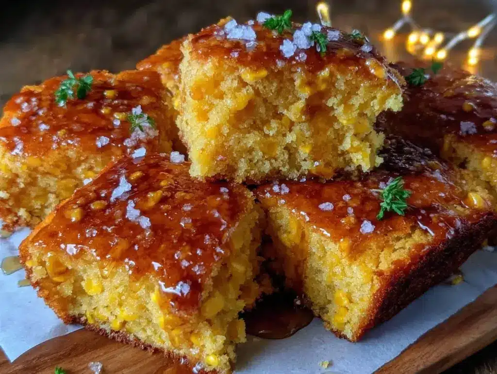 honey butter cornbread - featured image