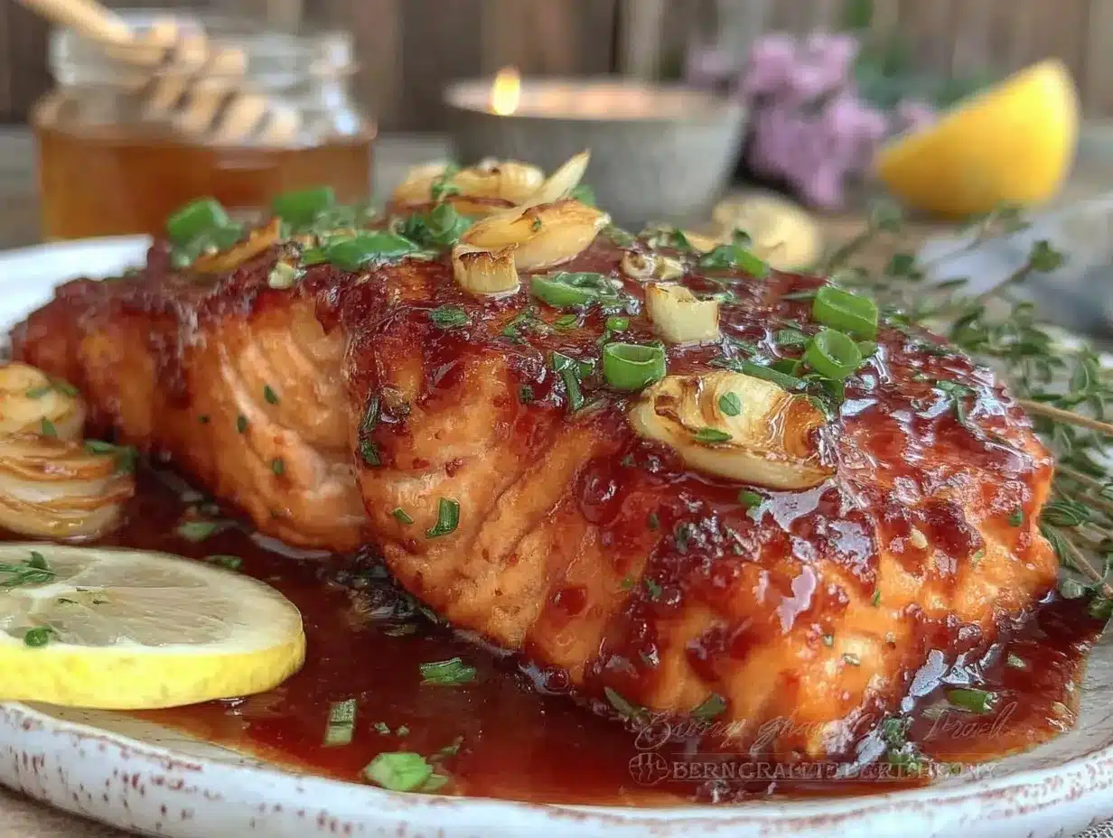 honey garlic glazed salmon preparation steps