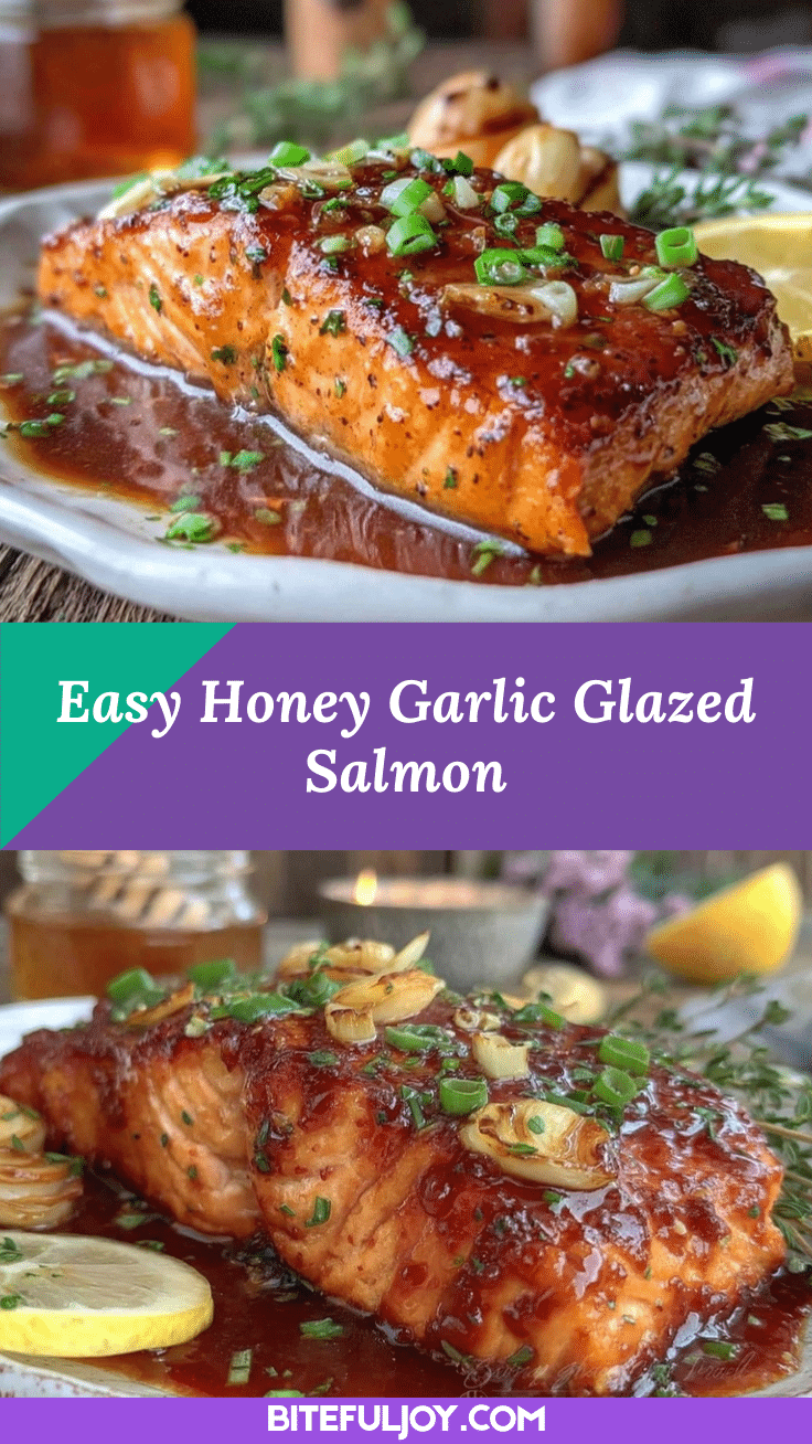 honey garlic glazed salmon recipe