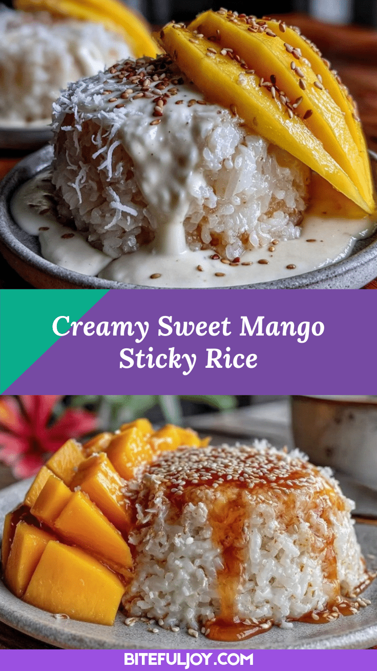 mango sticky rice dessert recipe