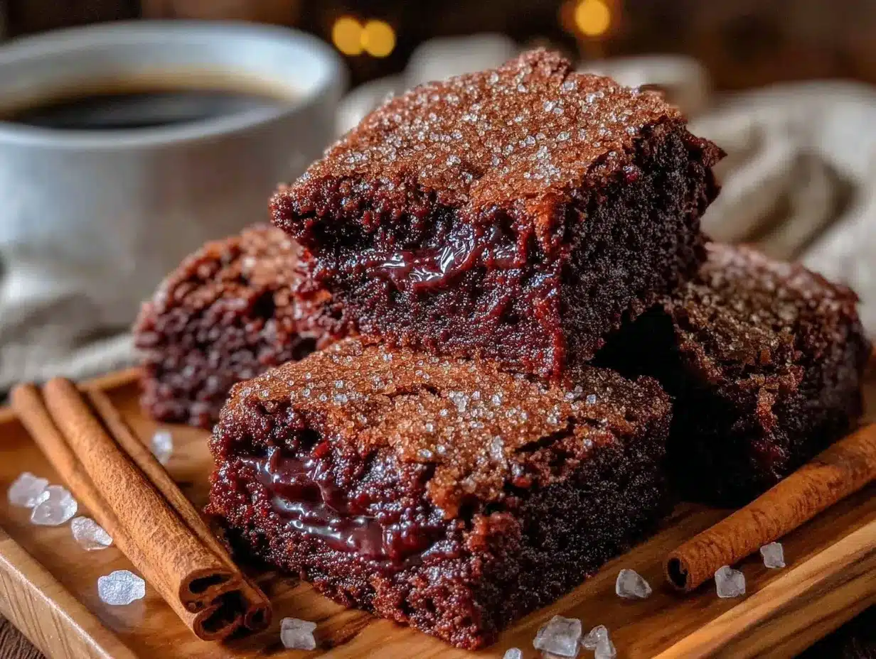 mexican chocolate brownies with cinnamon preparation steps