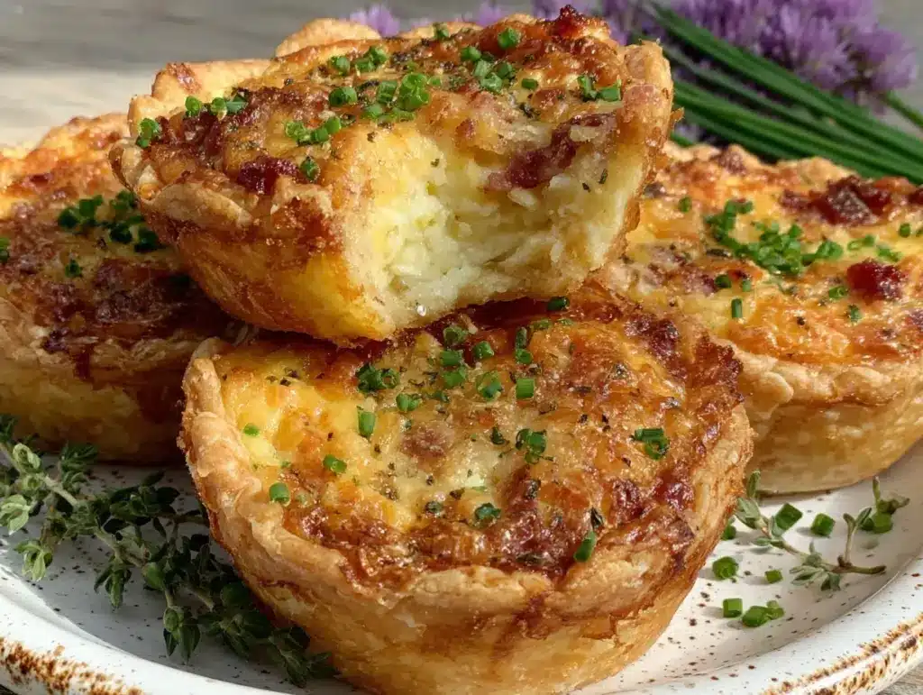 mini quiche lorraine cups - featured image