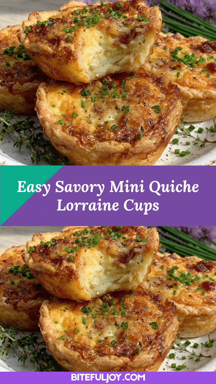 mini quiche lorraine cups recipe