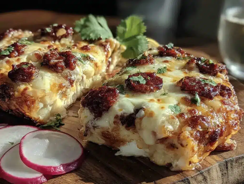 queso blanco with spicy chorizo - featured image