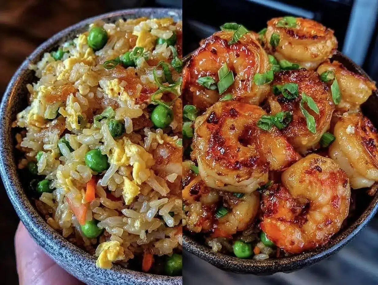 quick shrimp fried rice preparation steps