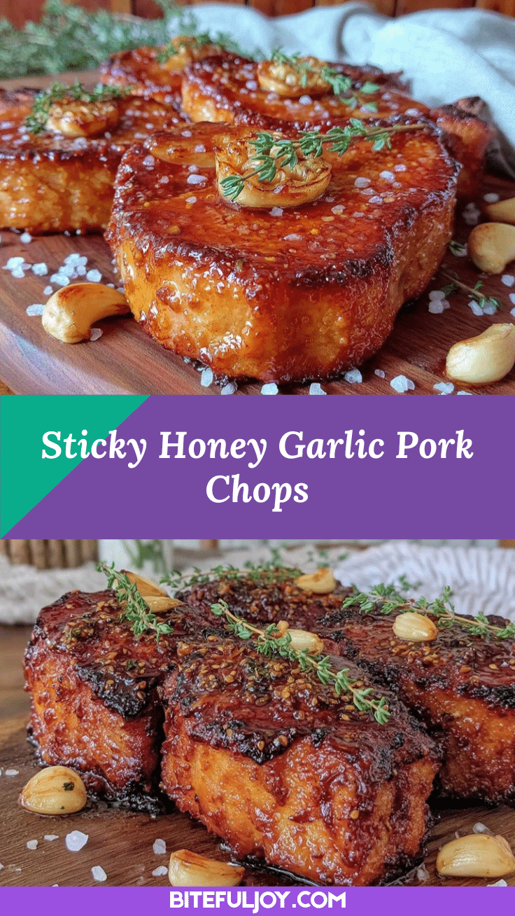 savory honey garlic pork chops recipe