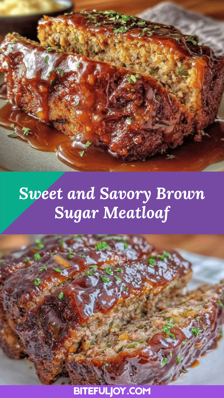savory meatloaf with brown sugar glaze recipe