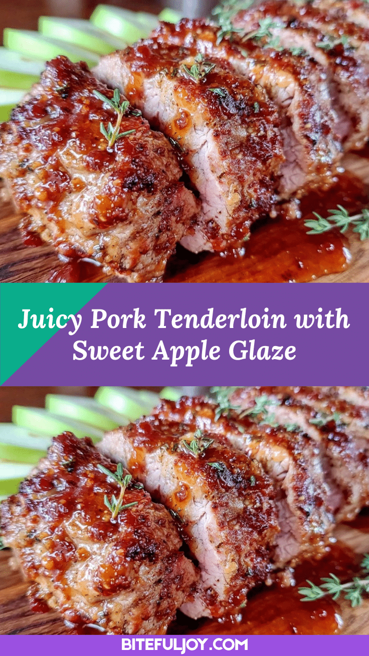 savory pork tenderloin apple cider glaze recipe